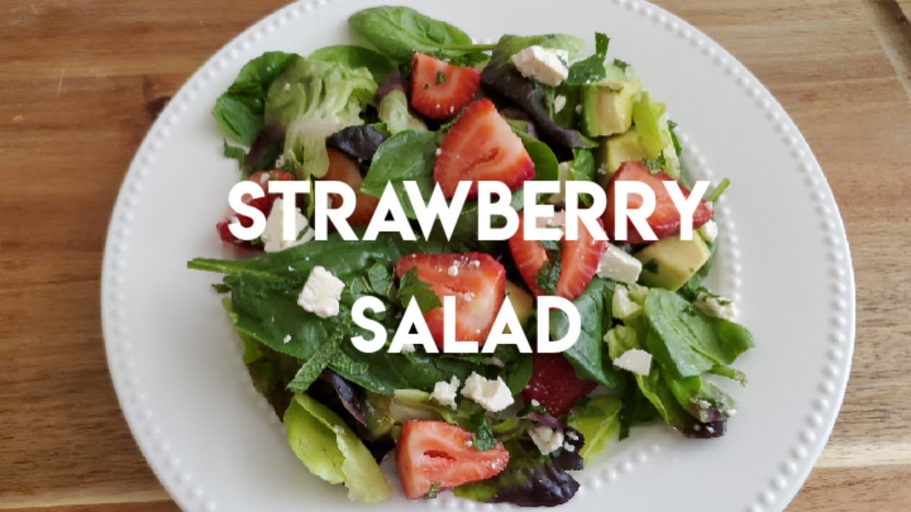 Strawberry Salad with Balsamic Vinaigrette