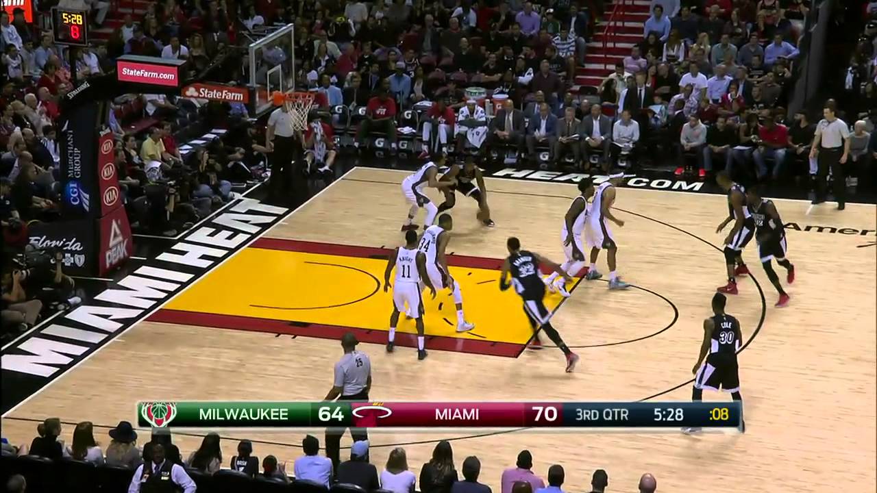 Milwaukee Bucks vs Miami Heat | January 27, 2015 | NBA 2014-15 Season