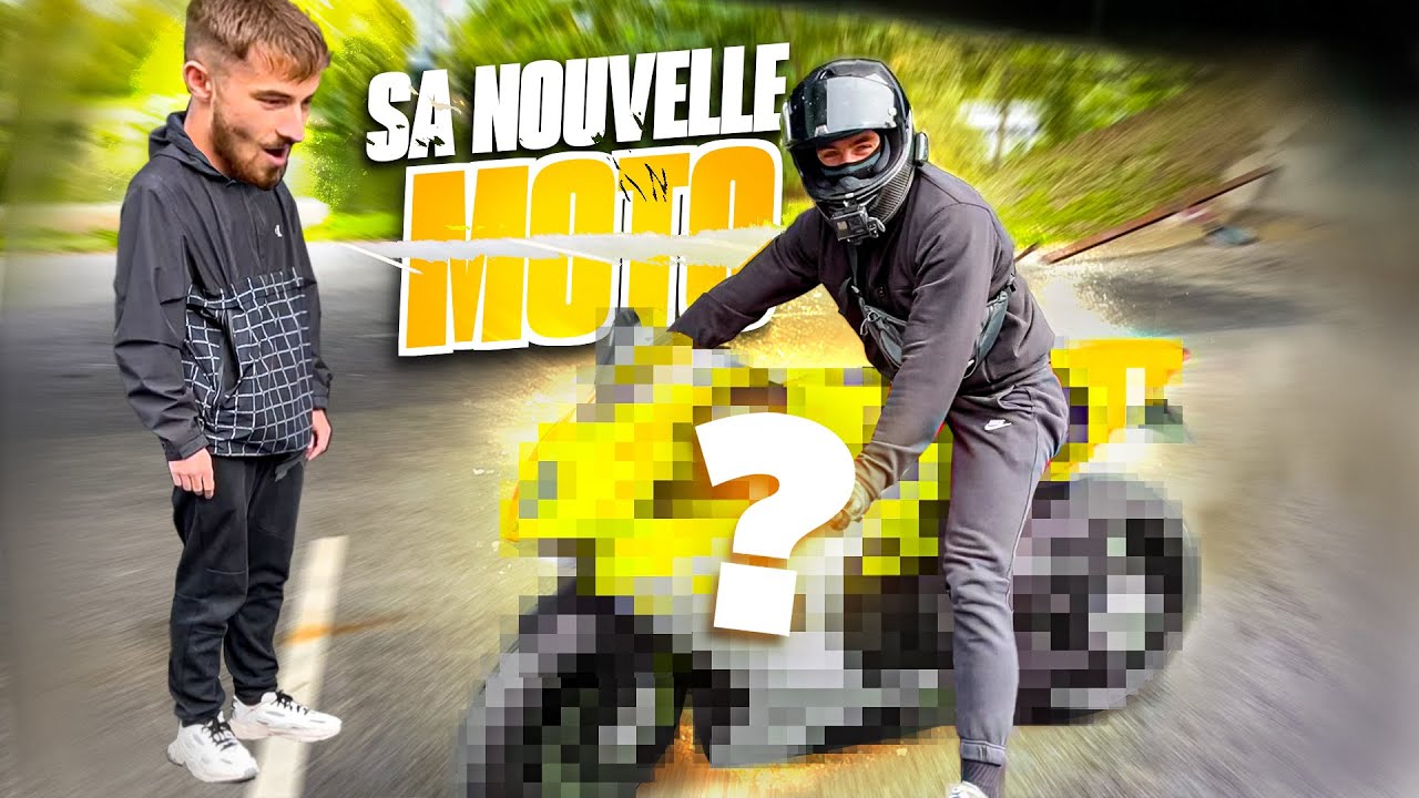 JE VAIS CHERCHER SA NOUVELLE MOTO 😳🚀