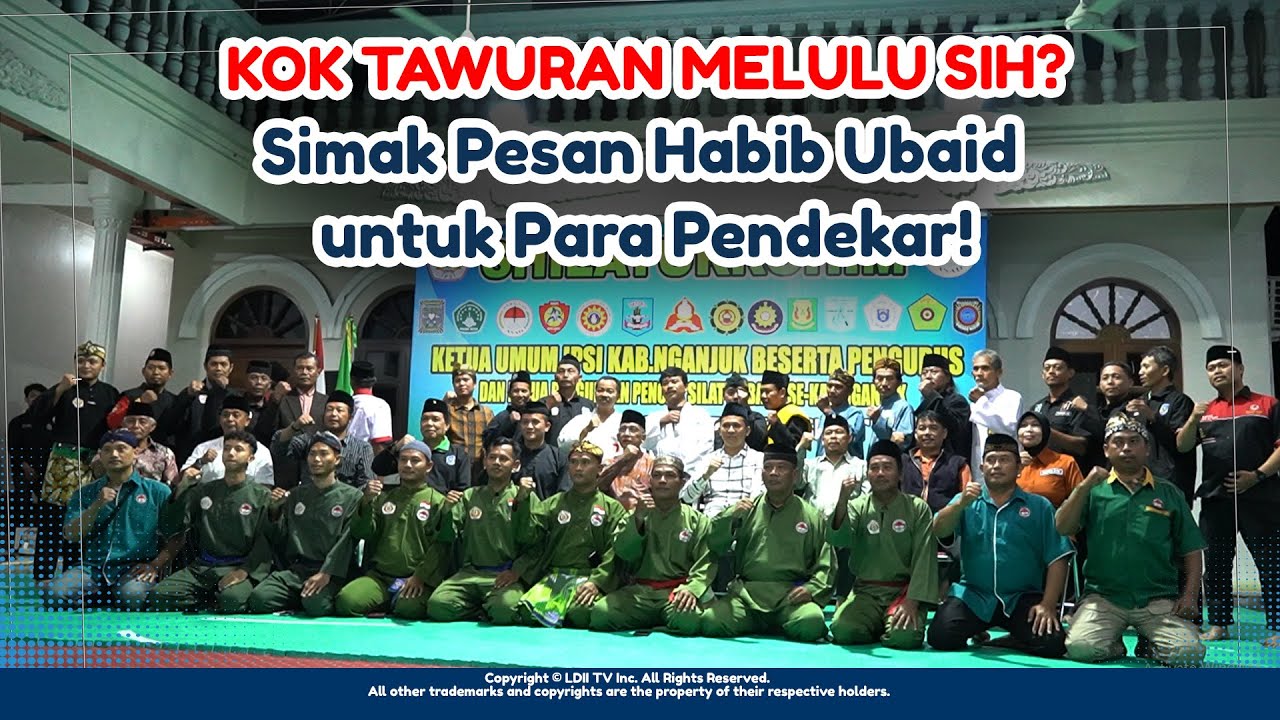LDII TV: Habib Ubaid Ajak Dunia Persilatan Jaga Perdamaian