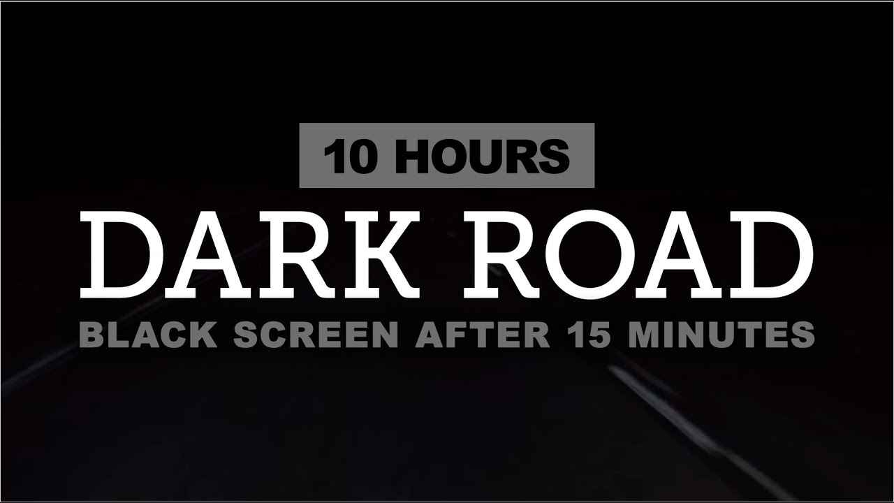 White Noise | CAR RIDE SLEEP SOUNDS | 10 Hrs | Sleep, Meditation, Study, & Relaxation | Black Screen