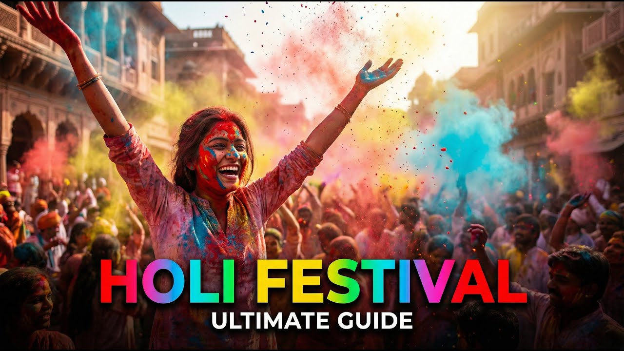 Holi Festival in India: The Ultimate Guide to the World's Most Vibrant Color Party (8K Cinematic)