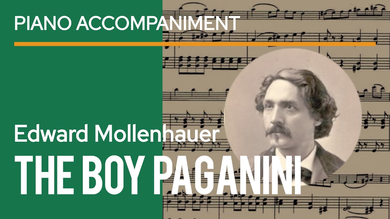 Edward Mollenhauer - The Boy Paganini Fantasia Piano Accompaniment | violin sheet music | play along