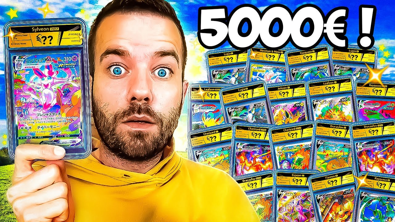 ÉNORME OPENING DE CARTES GRADÉES - DES PIÈCES DE FOLIE + DE 5’000 EUROS 