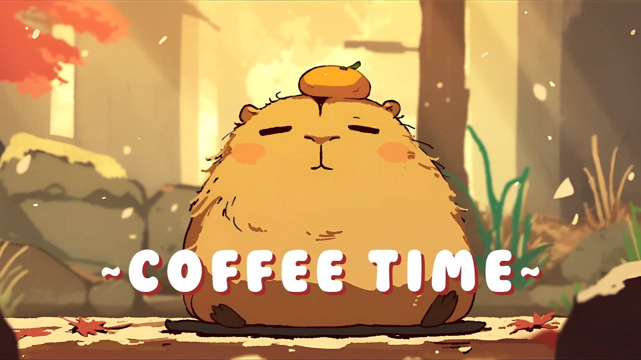 Capybara Beats & Lofi - Chill Jazz Beats to Relax/Study ~ Chill Session ~ 🦫 🎵 🌙