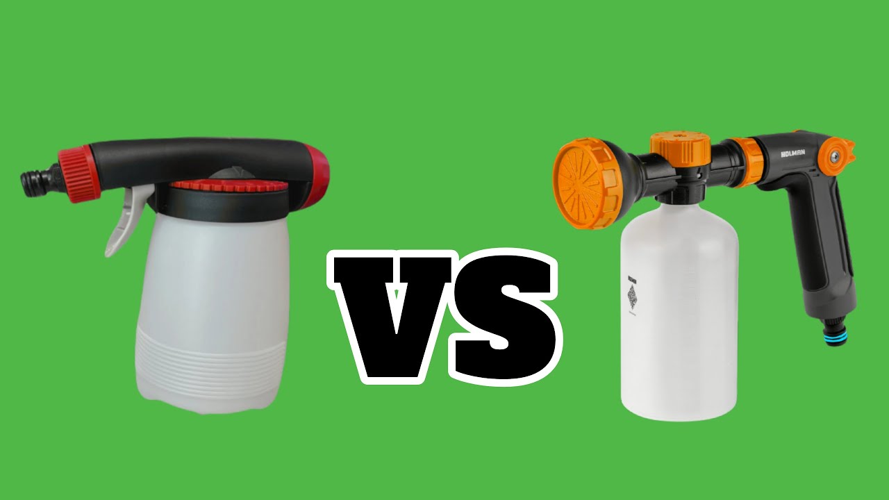 Holman QuikMix 1L Spray Gun VS Solo Hose End Sprayer 405HE