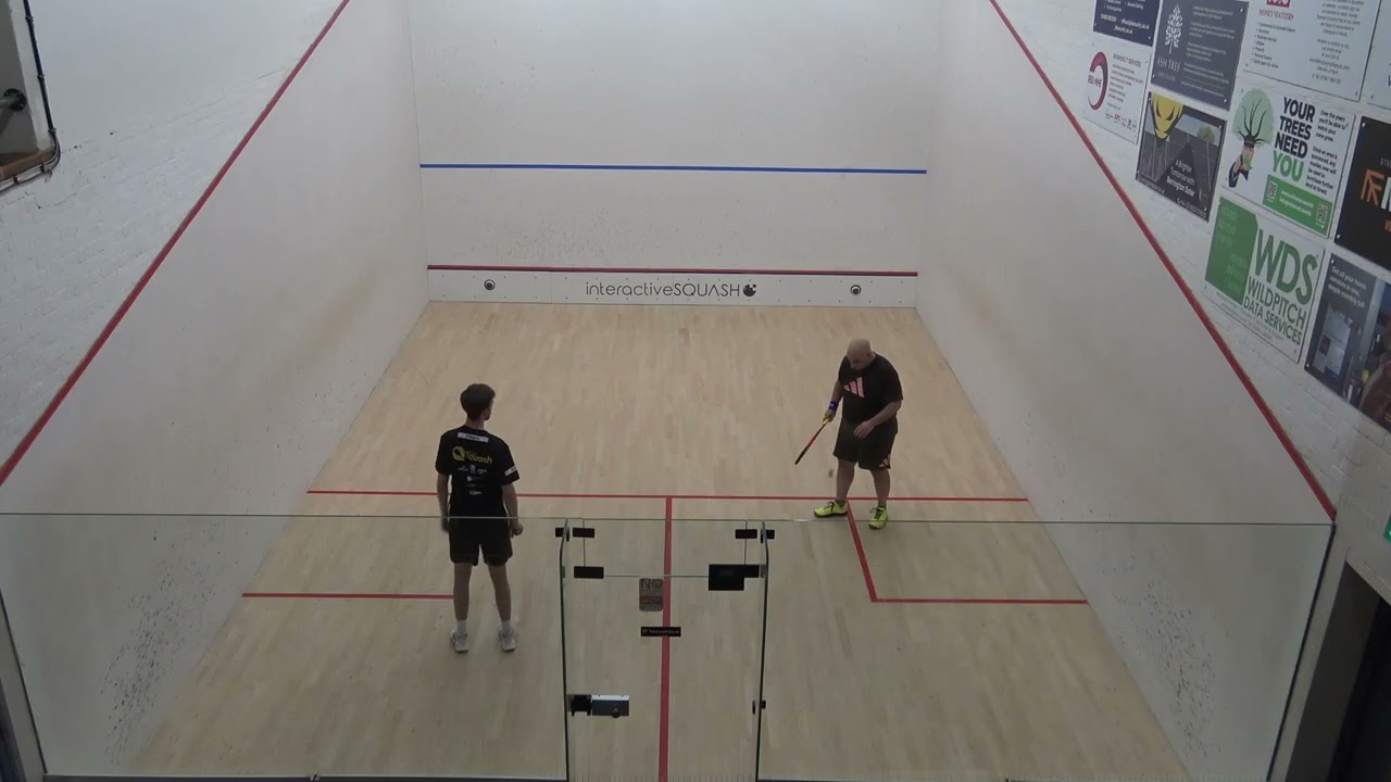 Norfolk Squash Closed Mens A Will Henden v Matt Bolt game 3