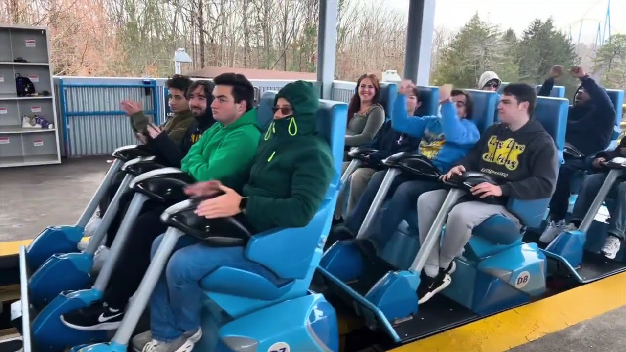 Six Flags Great Adventure 11/22/2025 Park Footage