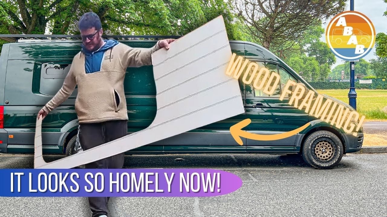 Wood Framing The Camper Windows | VW Crafter DIY Conversion