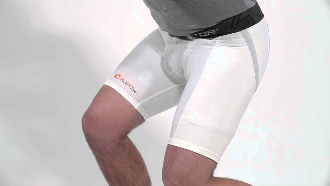 SHOCK DOCTOR 254 ULTRA DOUBLE COMPRESSION SHORT WITH ULTRA CARBON FLEX CUP