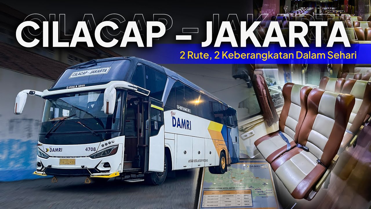 2 JADWAL KEBERANGKATAN DENGAN 2 RUTE BERBEDA, LEWAT MANA AJA YA? 🤔 | Trip Report Bus Damri