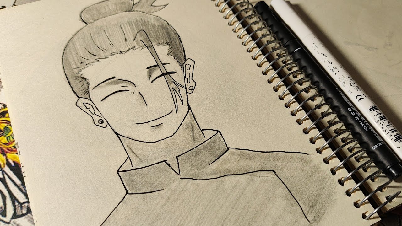 رسم غيتو سوغورو ✏️ | جوجوتسو كايسن | للمبتدئين خطوة بخطوة