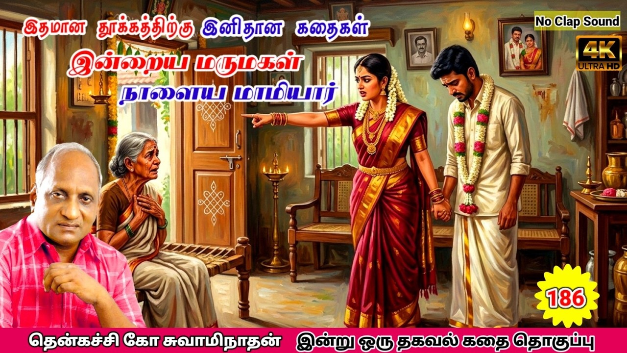 மன அழுத்தம் நீங்கி கவலைகள் மறந்து தூங்க Thenkachi Ko Swaminathan கதைகள் 185 மருமகள் கொடுமை