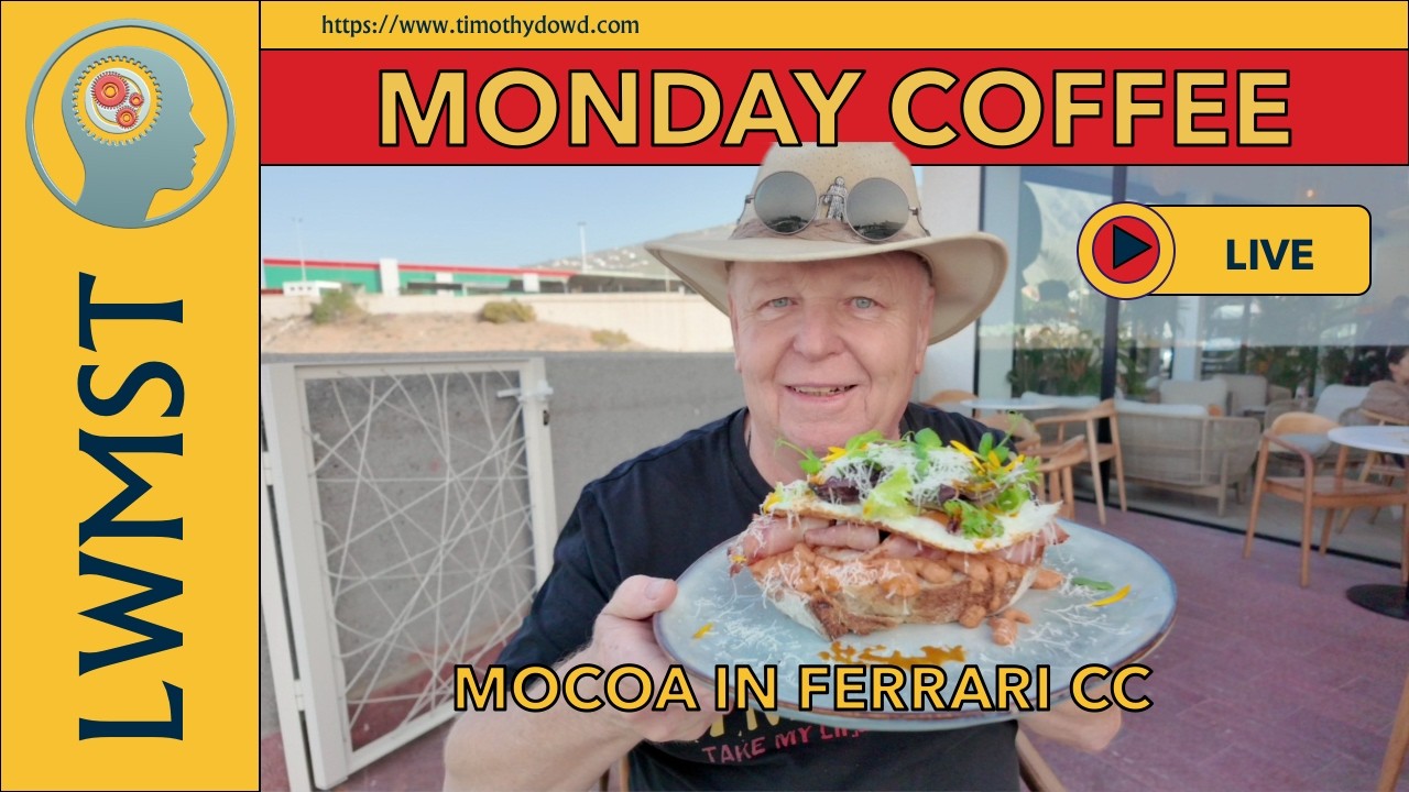 Trying a NEW Café in Tenerife… Did I Even Go Live? 😅