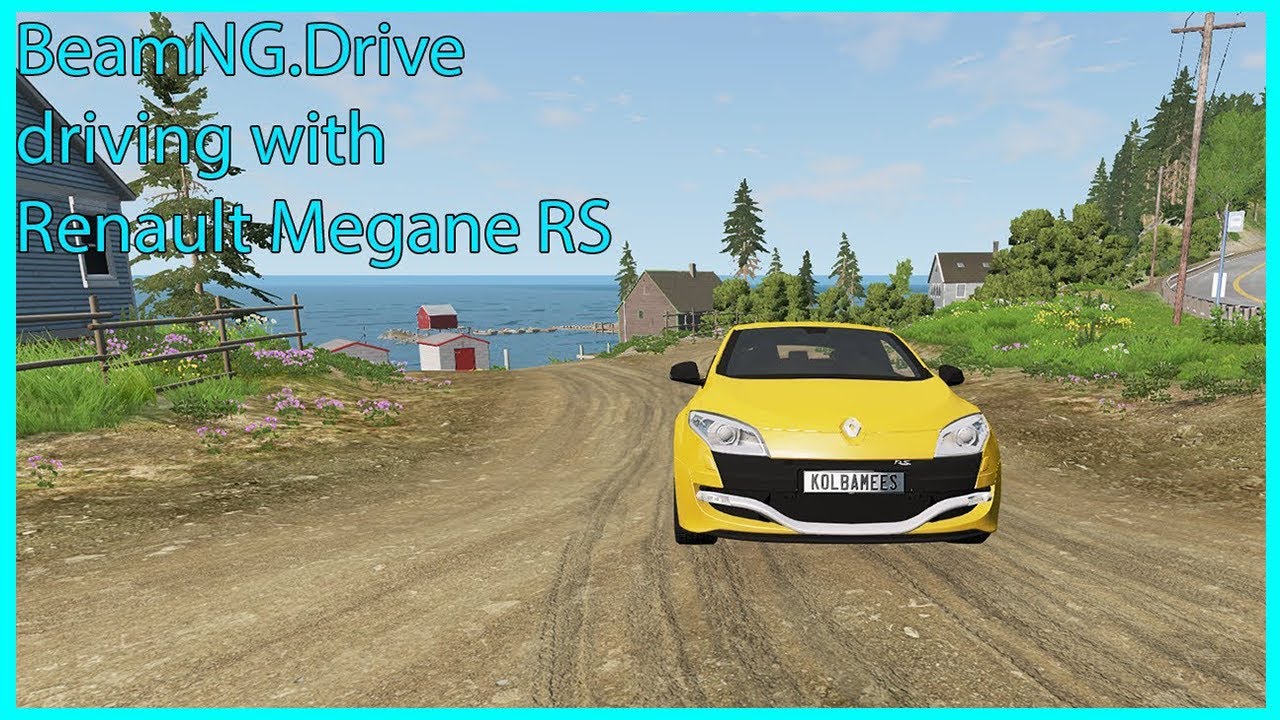 driving with Renault Megane RS - BeamNG.drive - Logitech G29