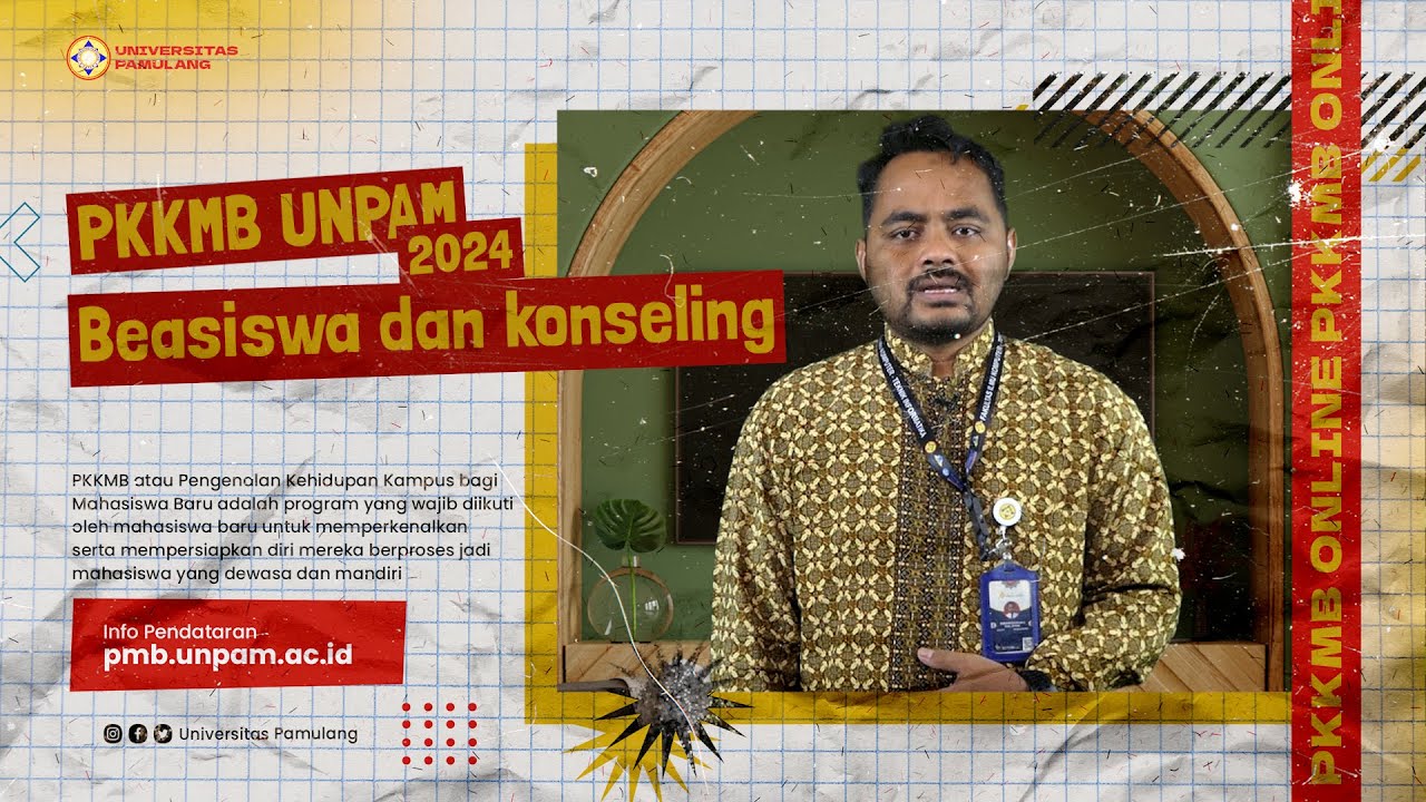 PKKMB Universitas Pamulang Tahun 2024  Beasiswa dan konseling