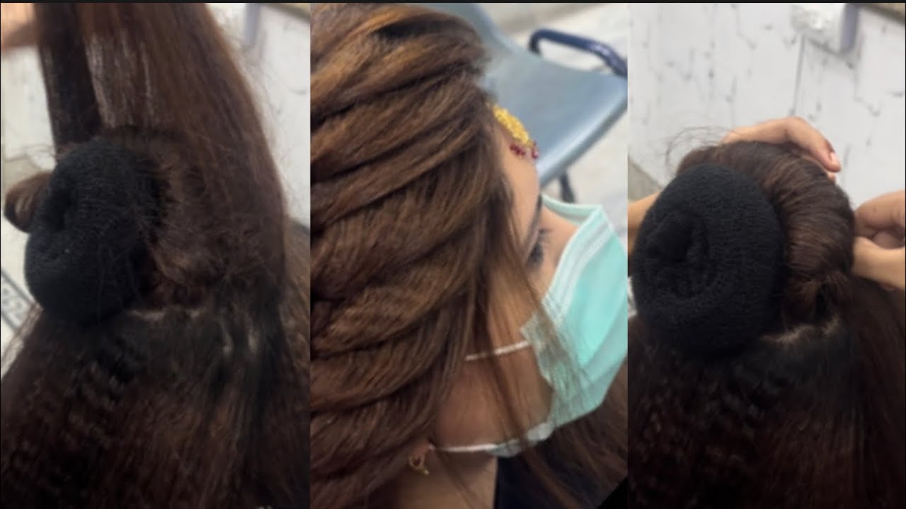 Bridal hairstyle |easy bridal hairstyle| |muslim bridal hairstyle| 
