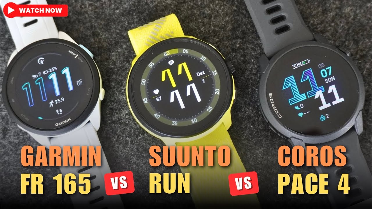 Die beste Laufuhr unter 300 €? Garmin vs. Coros vs. Suunto