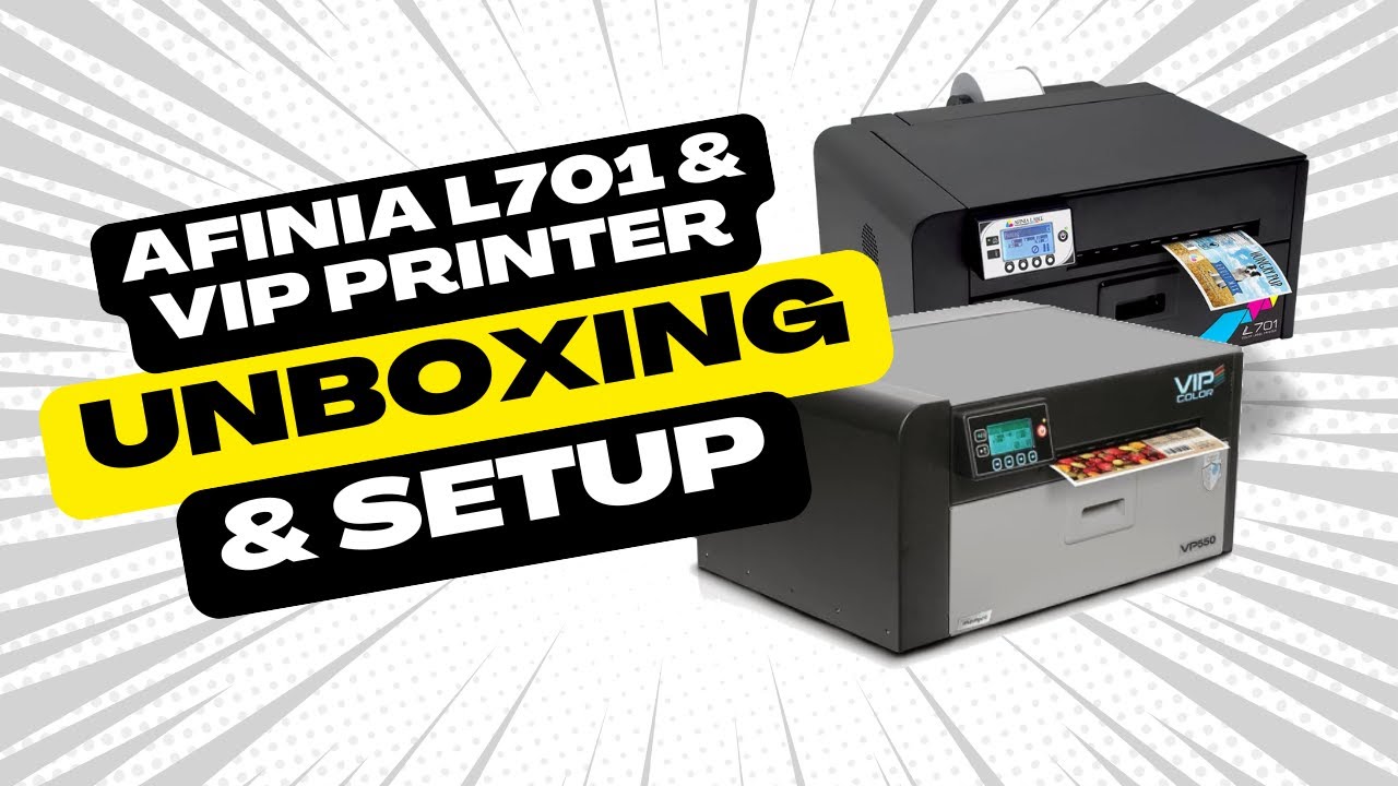 VIP and Afinia L701 - Unboxing and Setup
