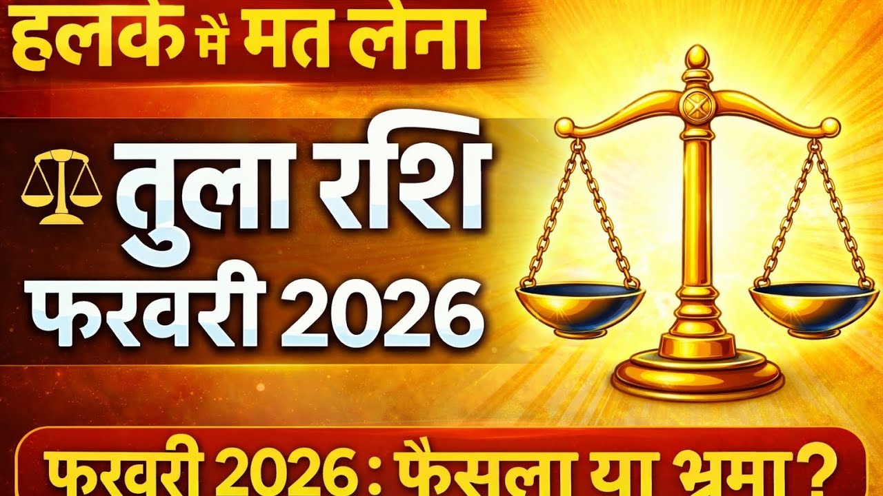तुला राशि फरवरी 2026 राशिफल | Libra Rashifal February 2026 | Astro Gyaan