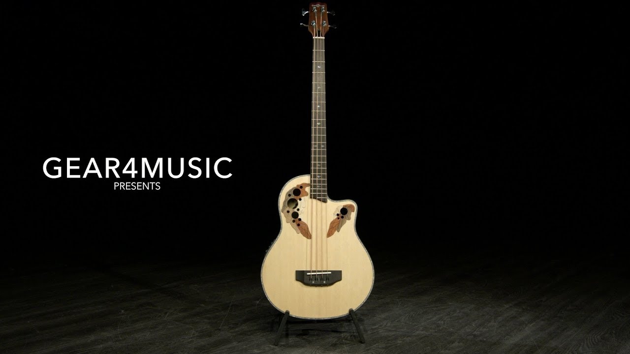Roundback Electro Acoustic Bass Guitar by Gear4music | Gear4music demo