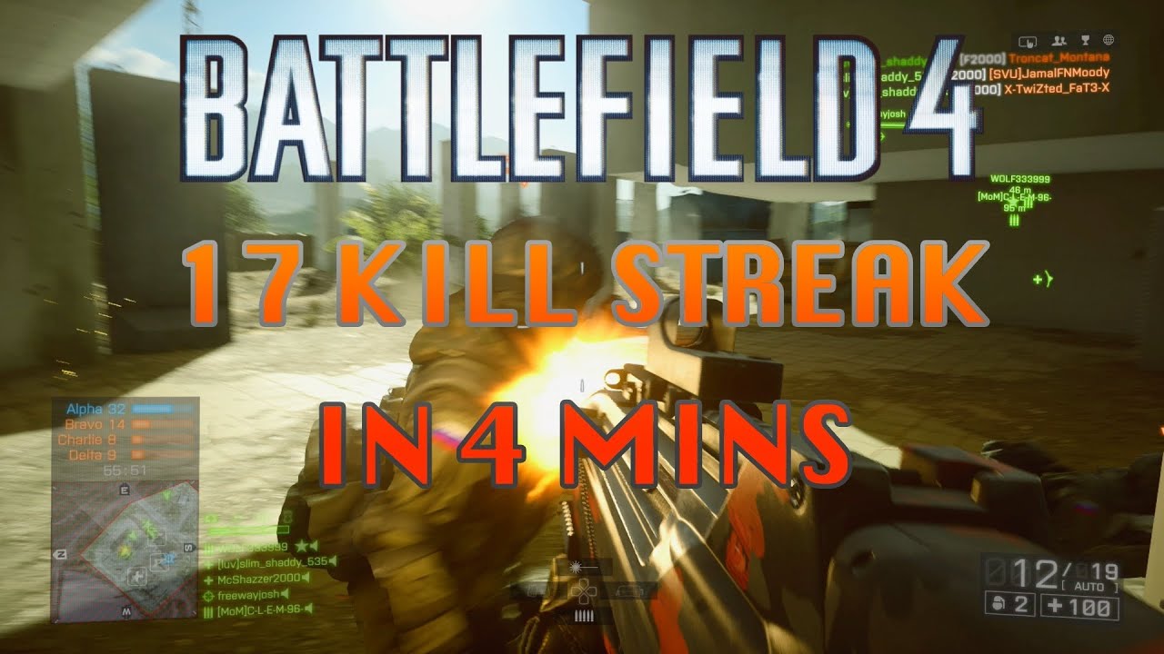 BF4 | 17 Kill Streak! w/F2000