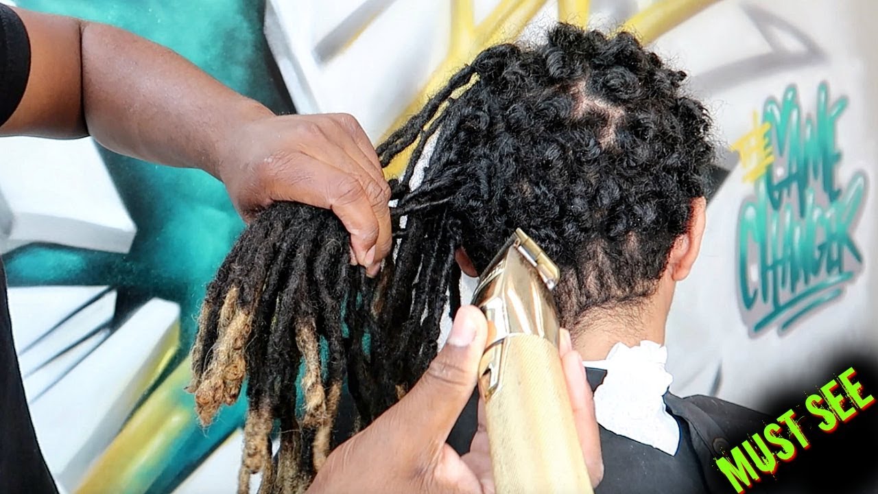 INSANE TRANSFORMATION | CUTTING OFF DREADLOCKS  TO WAVES INSTANTLY | TUTORIAL