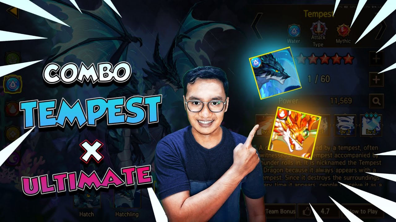 COMBO BARU!!!🔥😱 TEMPEST X ULTIMATE LIGHTNING!!!🔥😱 - Dragon Village M