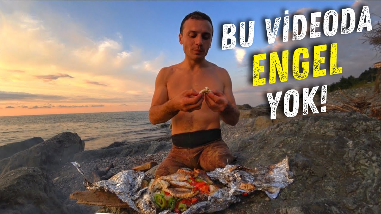 DALDIK, AVLANDIK, DOYDUK - Rize'de Harika Gün Batımında Tuttuğumuz Balıkları Yedik