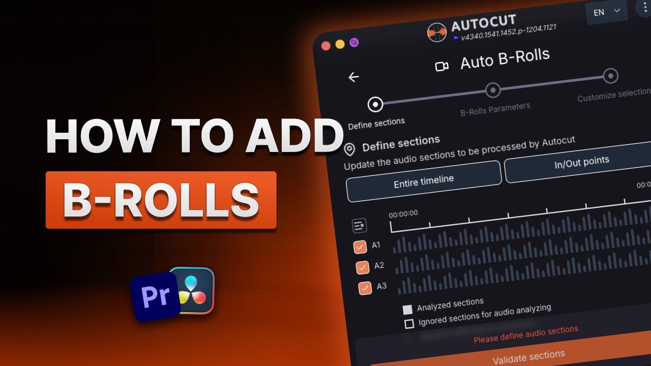 How to automatically add B-Rolls in Premiere & DaVinci (AutoCut 2025)
