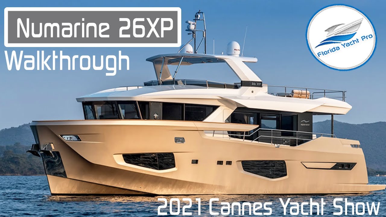 85ft Superyacht Explorer - Numarine 26 XP Walkthrough @ 2021 Cannes Yacht Show | Available Build