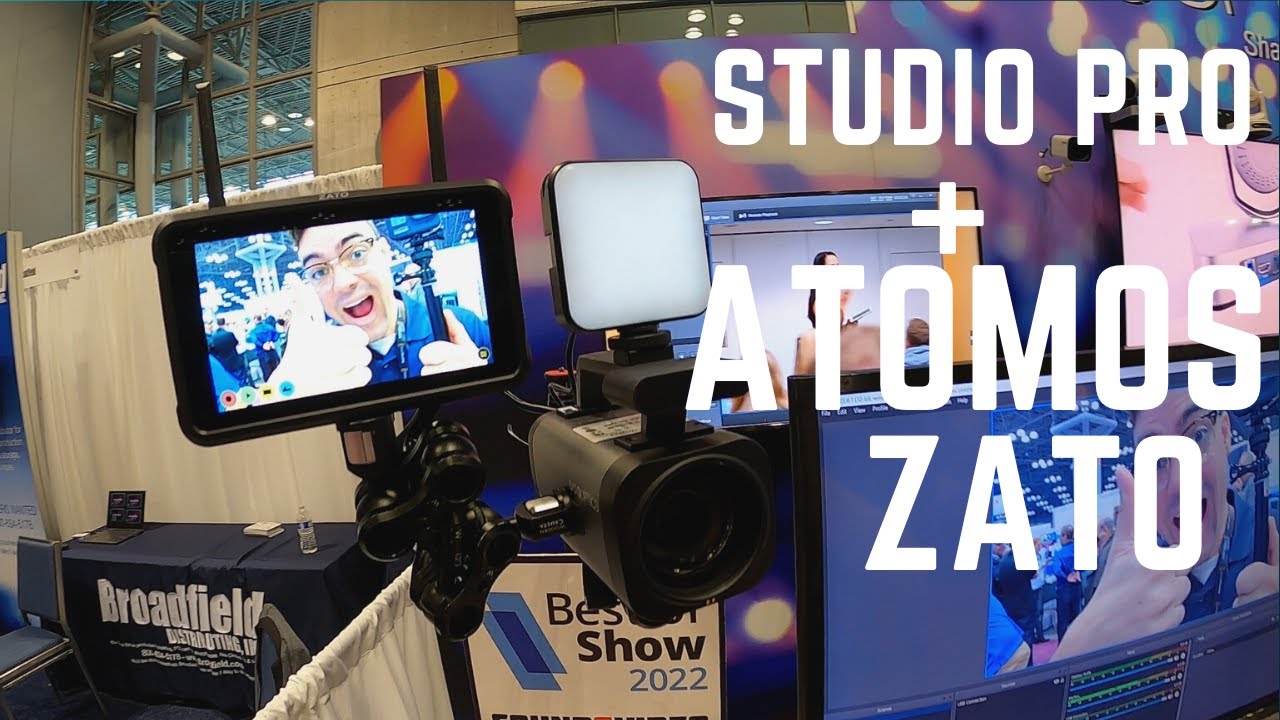 PTZOptics Studio Pro с ATOMOS ZATO