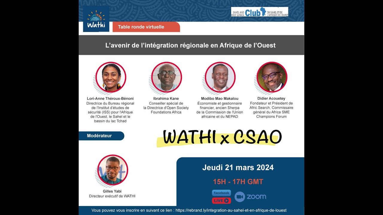 L’avenir de l’intégration régionale en Afrique de l’Ouest