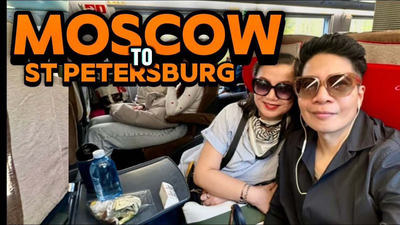 🇷🇺 Путешествие на поезде из Москвы в Санкт-Петербург | Видеоблог о путешествии по России