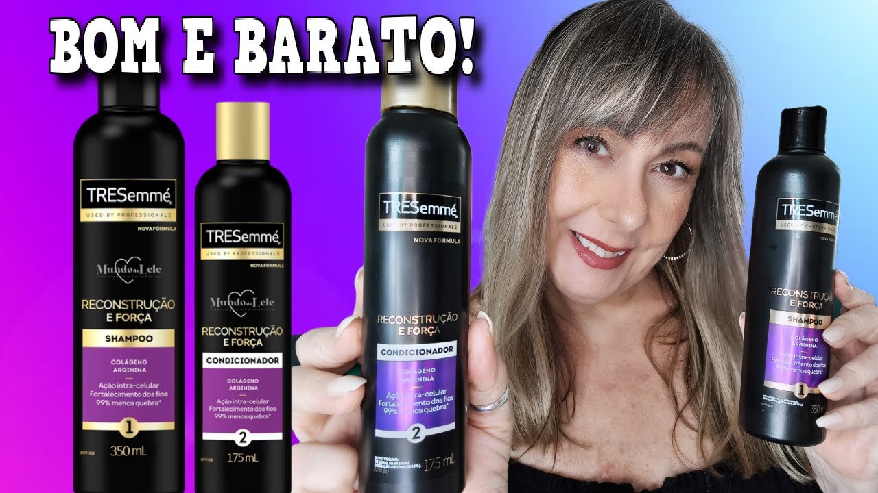 TRESEMMÉ RECONSTRUÇÃO E FORÇA  shampoo e condicionador para cabelo danificado