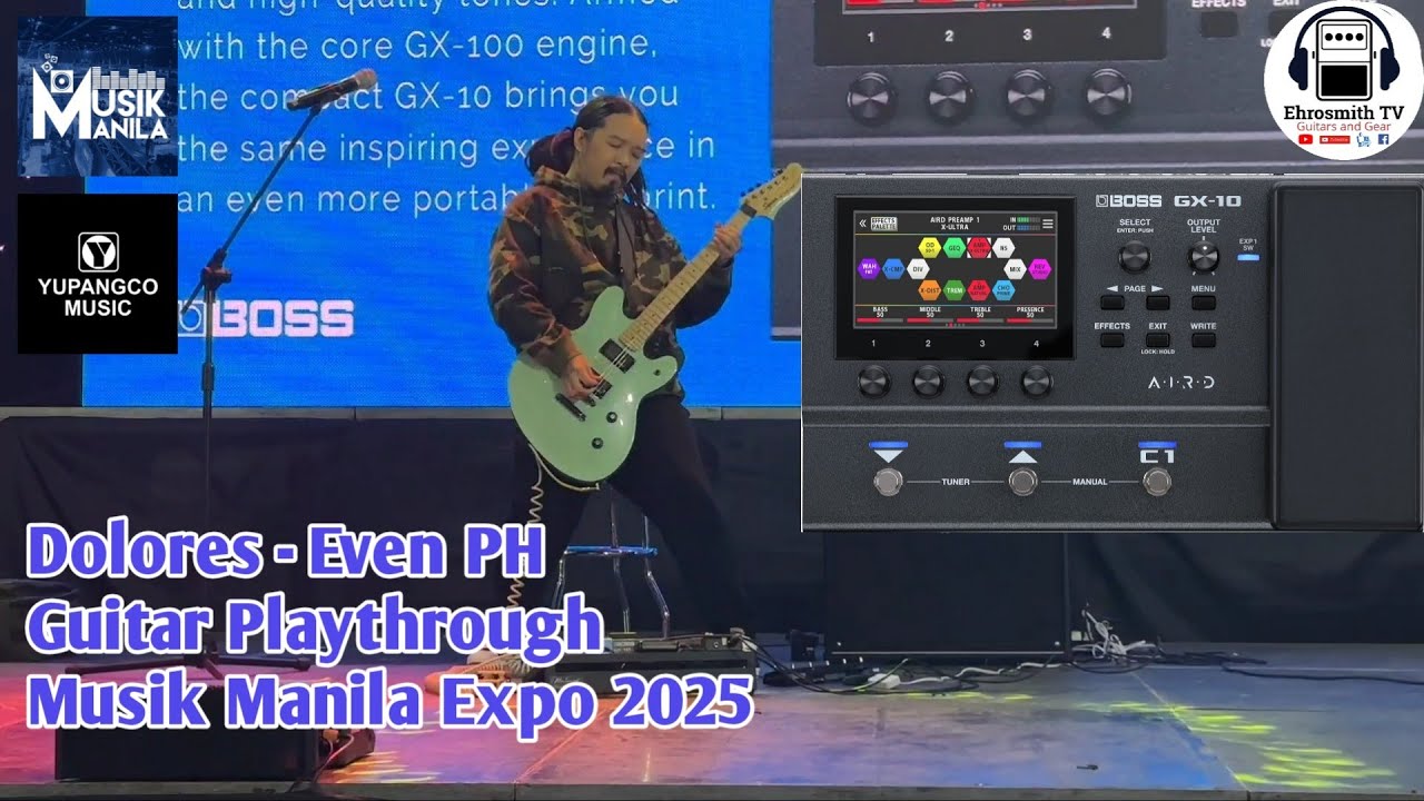 DOLORES (Even PH) JAM Bumanlag Live Playthrough | Yupangco Highlights at Musik Manila Expo 2025
