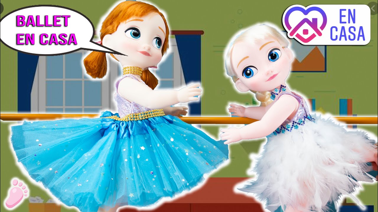 💖 Noa, Noe, Emma y Ani  ESTRENAN TRAJES DE BALLET y ensayan EN CASA 😍 Parecen PRINCESAS con TUTÚS!