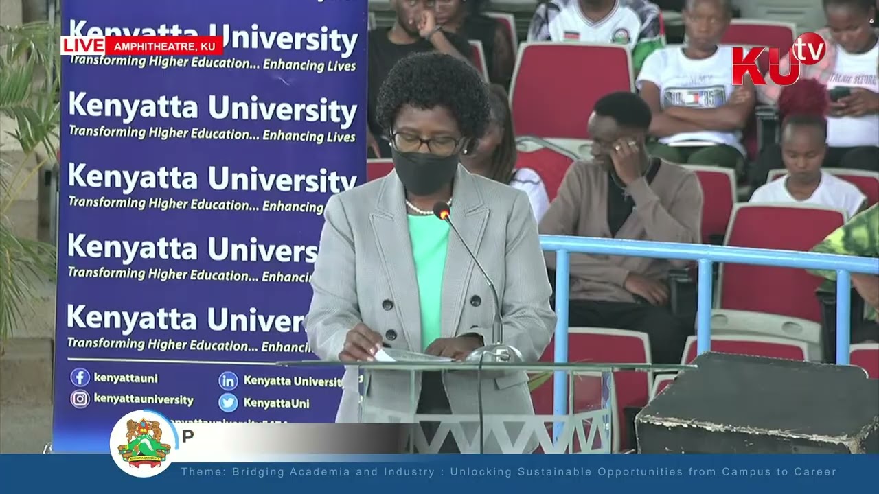 Prof. Waceke Wanjohi praises KU as graduates enter the job market within a year