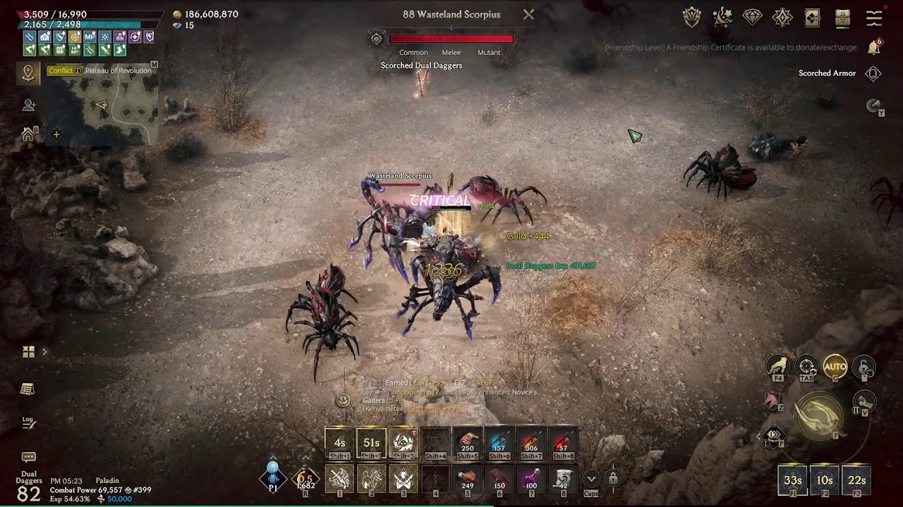 Lord Nine : Infinite Class Dual Dagger afk Farm!
