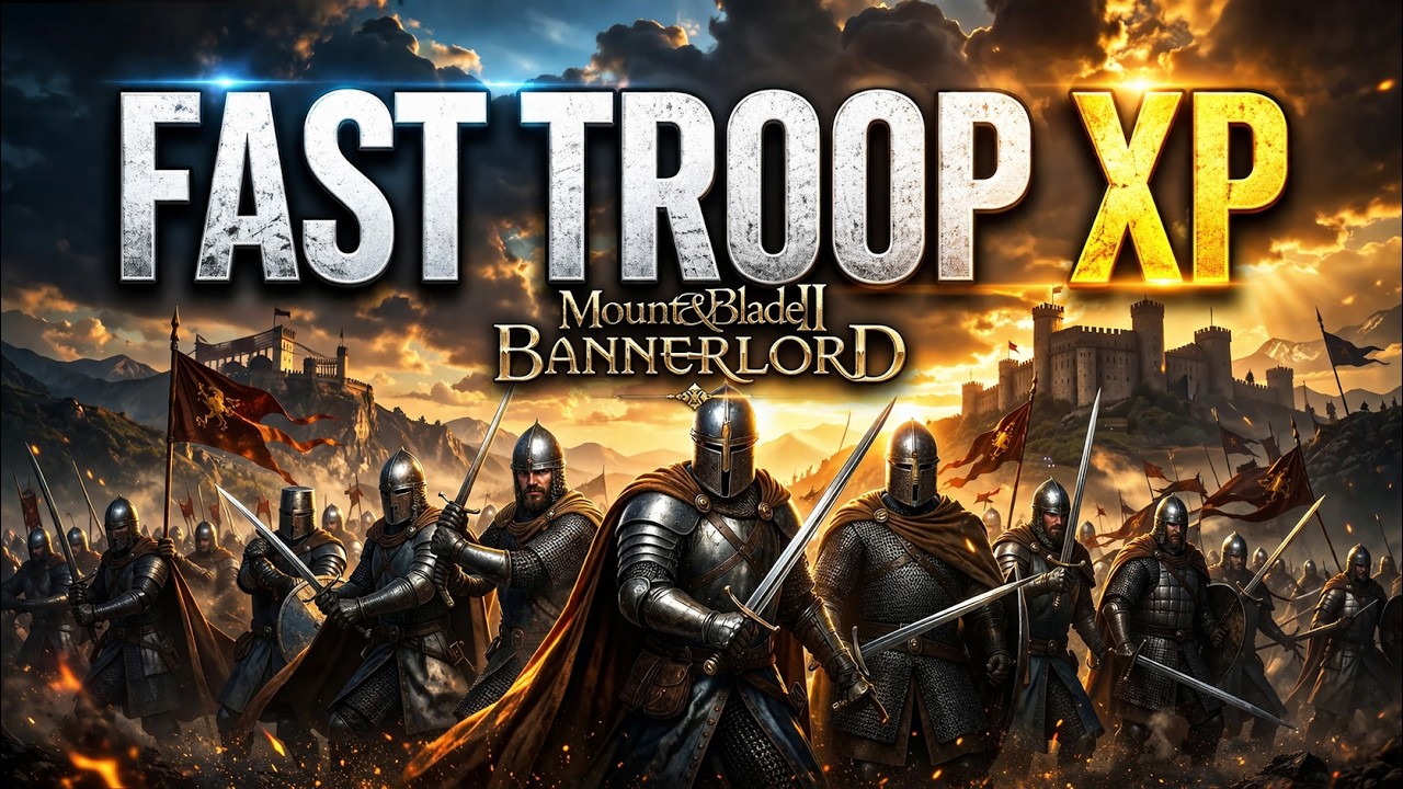 Самый быстрый способ обучить войска в Bannerlord