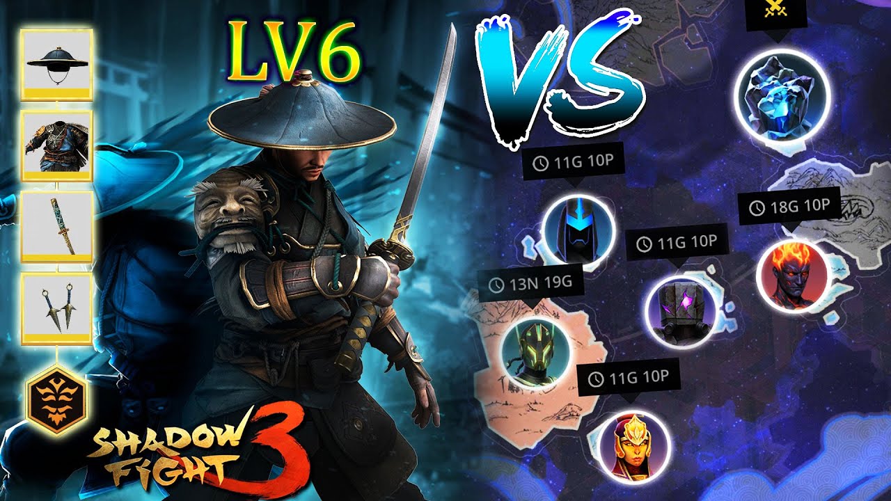 Shadow Fight 3: New POSSESSED Set Vs All Raid Boss