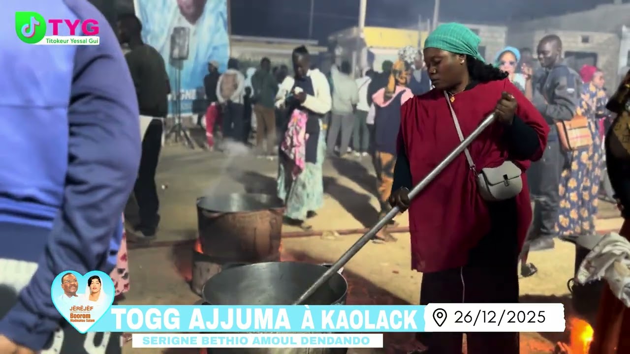 TOGGOU ALDIOUMA DU 26 DÉCEMBRE 2025 À KAOLACK DISTRIBUTION PAR SOKHNA AÏDA SALIOU