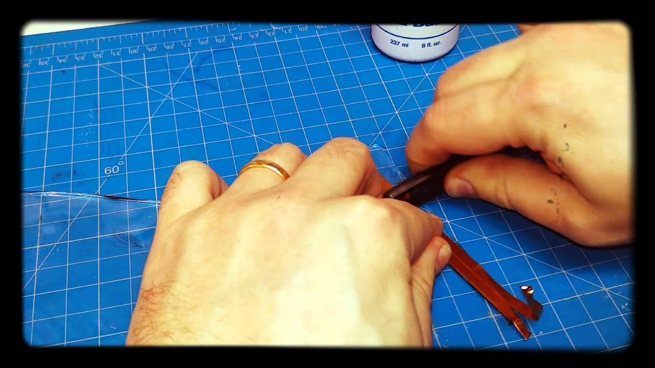 Making test glass PCB with cyanotype.
