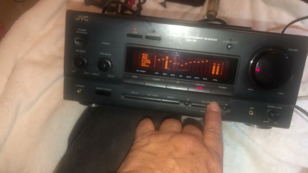 JVC CA-MX70BK Component System Amplifier.