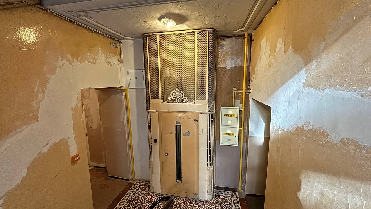 ZUD odważnikowy w przedwojennym szybie | al. Ujazdowskie 16, Warszawa
