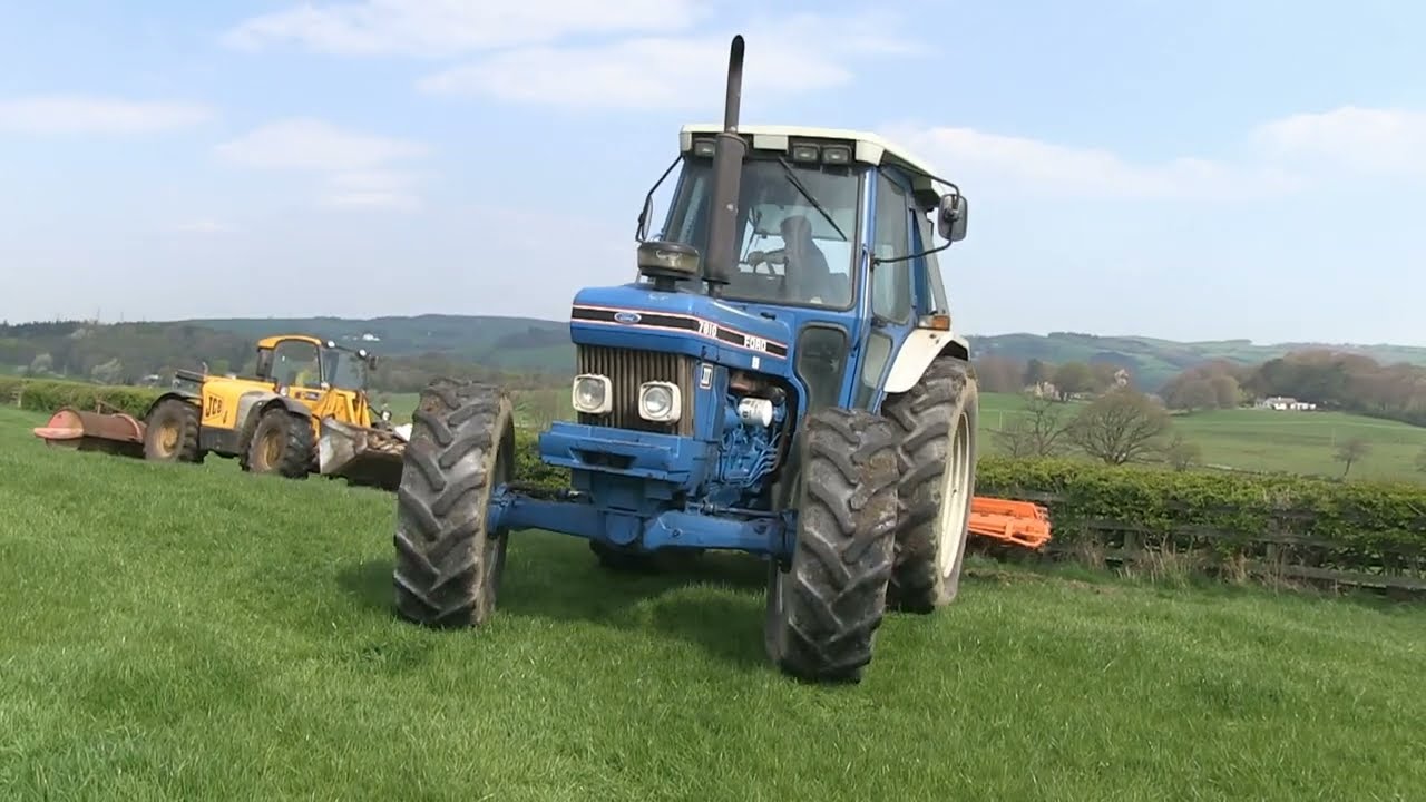 FORD 7810 III AND MASCHIO POWER HARROW