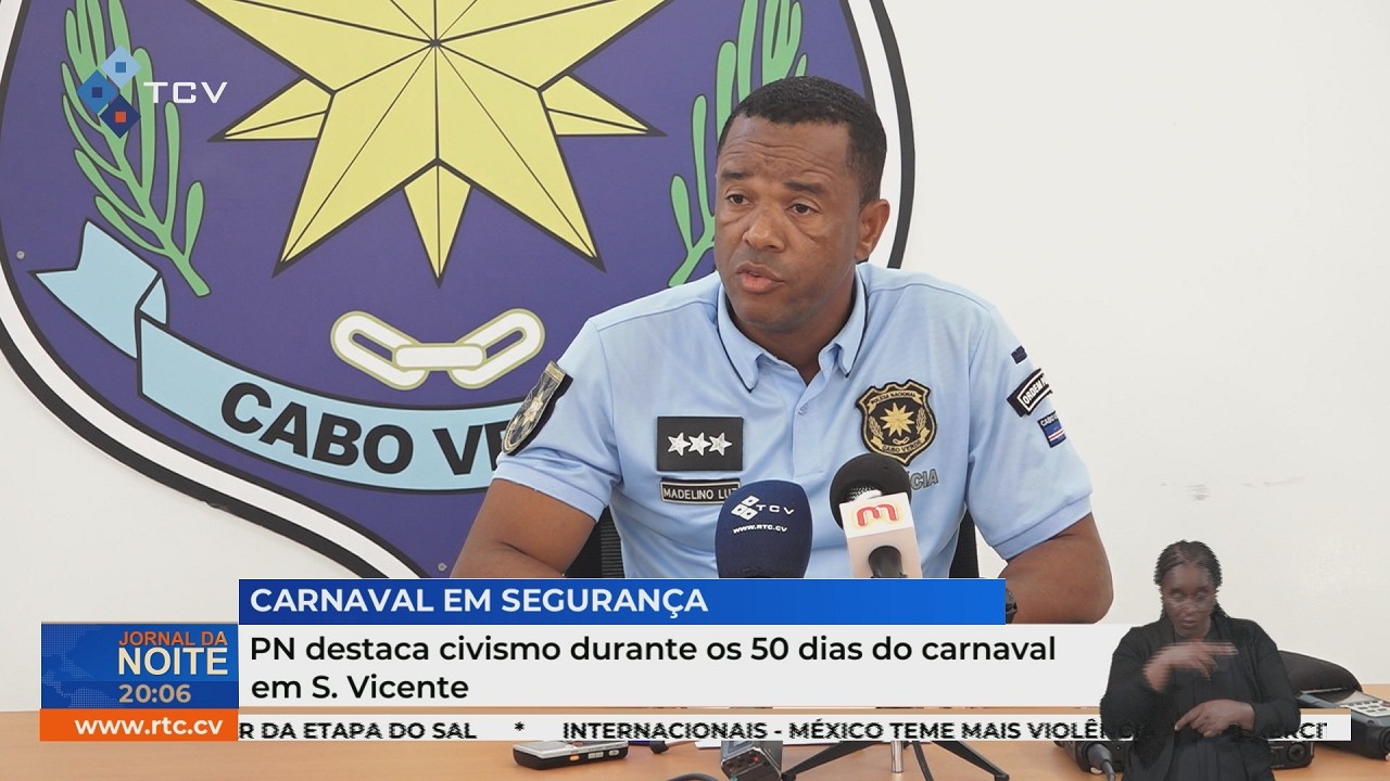 PN destaca civismo durante os 50 dias do carnaval em S. Vicente