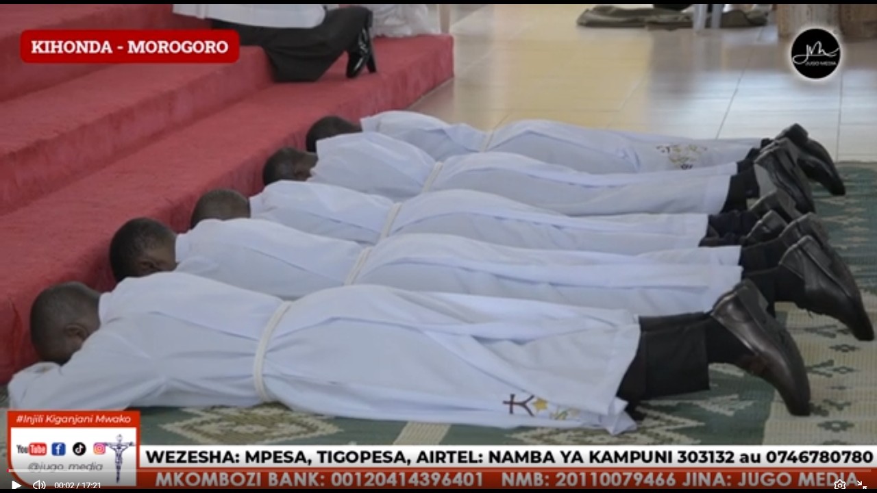 Litania ya Watakatifu Wote ilivyoimbwa | Misa ya Ushemasi Kwa Mafrateli Watano Wakarmeli, Morogoro.
