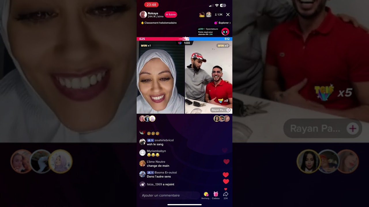 Rokahinda part2 live avec mon future mari inchallah الجزء التاني مع شريك حياتي ان شاء الله 😍😍😍