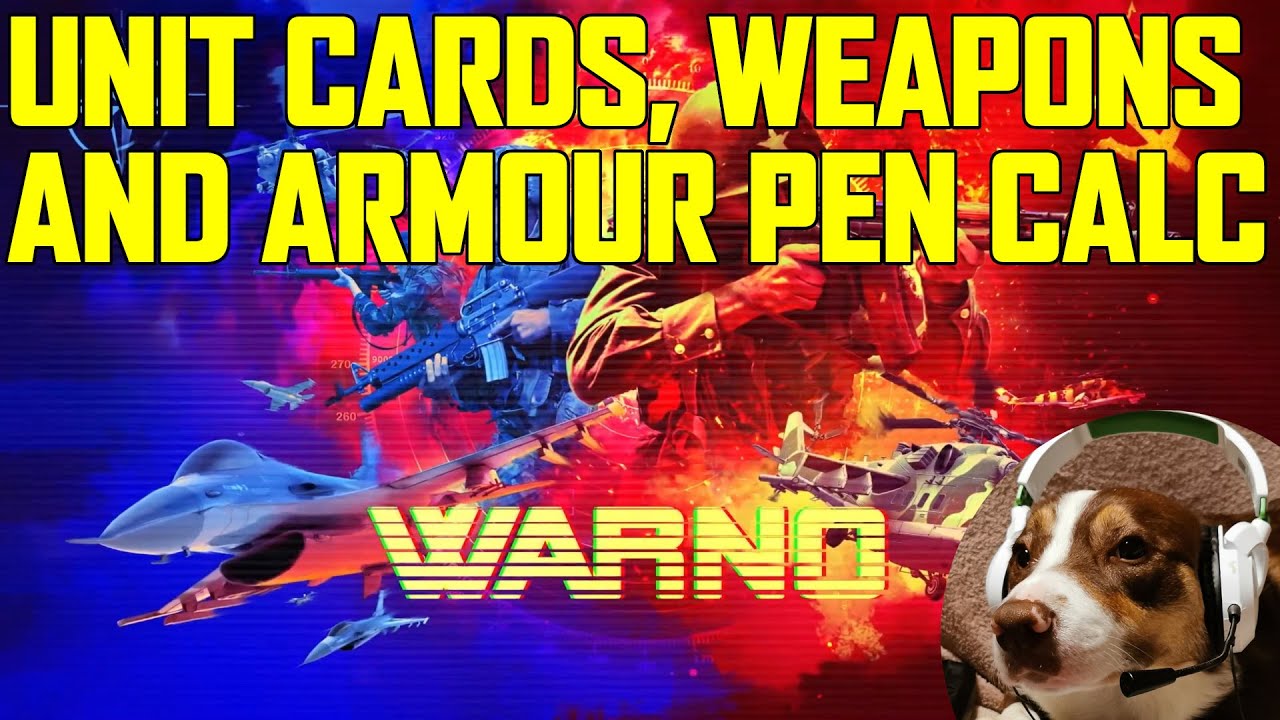 Unit Cards, Weapon Types & Armour Penetration - WARNO Tutorial